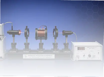 Faraday rotation experiment setup